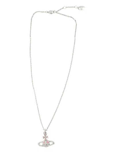 Vivienne Westwood Mayfair Crystal-embellished Orb Necklace In Metallic