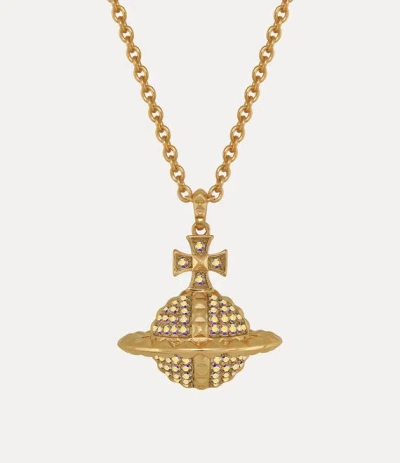 Vivienne Westwood Mayfair Large Orb Pendant Necklace Gold-crystal-ab-crystal Gold-crystal-ab-crystal Women
