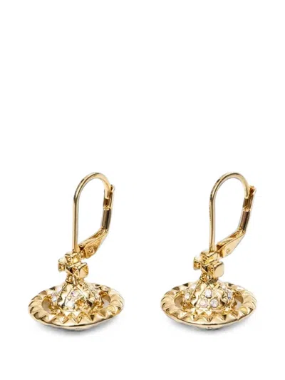 Vivienne Westwood Mayfair Orb Earrings In Gold