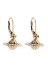 VIVIENNE WESTWOOD VIVIENNE WESTWOOD MAYFAIR SMALL ORB DROP EARRINGS