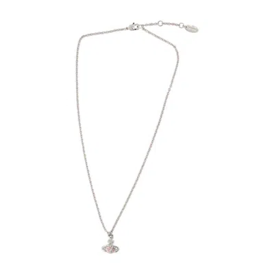 Vivienne Westwood Mayfair Small Orb Necklace In Metallic