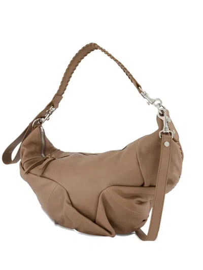 Vivienne Westwood Medium Agnes Quilted Braided-handle Shoulder Bag In Brown