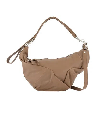 Vivienne Westwood Medium Agnes Quilted Braided-handle Shoulder Bag In Brown