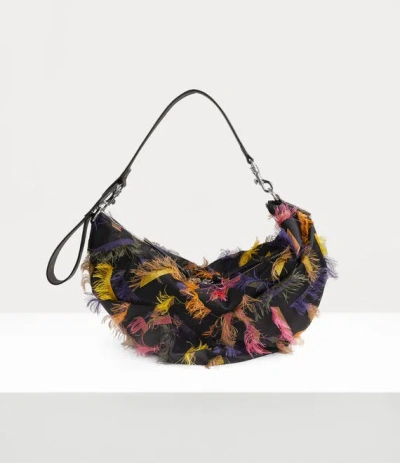 Vivienne Westwood Medium Agnes Shoulder Bag Fringes Fil Coupe Multicolour