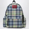 Vivienne Westwood Medium Backpack With George Check Pattern And Logo In Multicolor