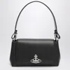 Vivienne Westwood Medium Smooth Shoulder Bag Hazel In Black