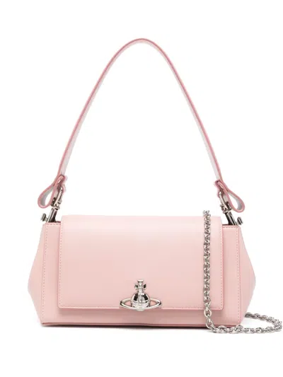 Vivienne Westwood Medium Hazel Orb Chain Tote Bag In Pink