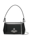 Vivienne Westwood Medium Hazel Shoulder Bag In Black