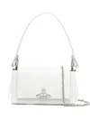 Vivienne Westwood Medium Hazel Shoulder Bag In White