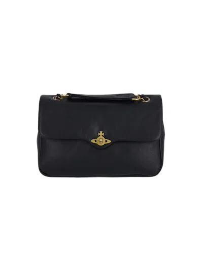 Vivienne Westwood Medium Shoulder Bag "anita" In Black