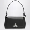 Vivienne Westwood Medium Smooth Shoulder Bag Hazel In Black