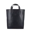 Vivienne Westwood Medium Sarah Structured Tote Bag In Black