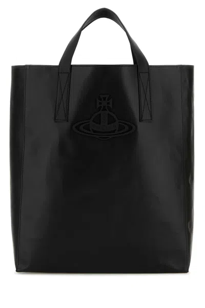 Vivienne Westwood Medium Tote Bag In Black