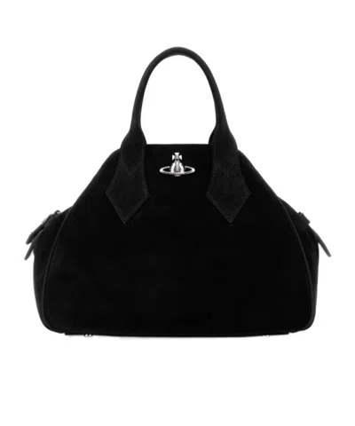 Vivienne Westwood Medium Yasmine Handbag In Black