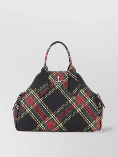 Vivienne Westwood Medium Yasmine Plaid Pattern Shoulder Bag