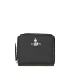 Vivienne Westwood Medium Zippered Wallet In Black