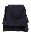 Vivienne Westwood Meghan Asymmetric Virgin Wool Skirt In Black