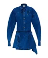 Vivienne Westwood Meghan Faded Mini Dress In Blue