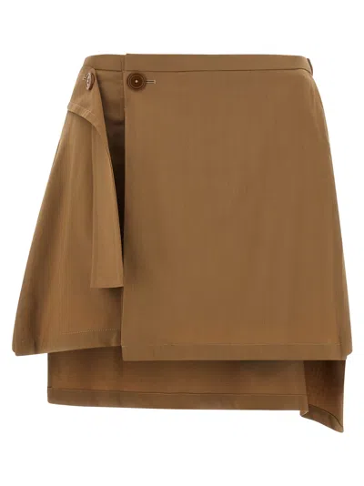 Vivienne Westwood 'meghan Kilt' Skirt In Brown