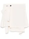 Vivienne Westwood White Meghan Kilt Miniskirt In White