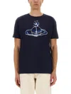 Vivienne Westwood Orb Print T-shirt In Black