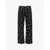 Vivienne Westwood Orb-print Regular-fit Jeans In Black/orbs