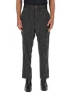 Vivienne Westwood Pinstripe Tailored Pants With High Waist In Black