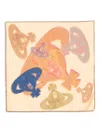 Vivienne Westwood Halftone Orbs Square 90x90 In Multicolor