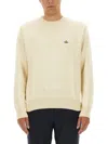 Vivienne Westwood Jersey With Logo In White