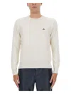 Vivienne Westwood Jersey With Logo In Ivory