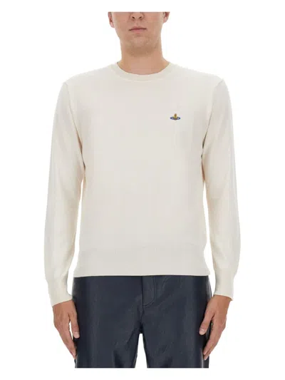 VIVIENNE WESTWOOD MEN'S JERSEY WITH LOGO