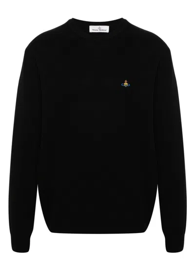 VIVIENNE WESTWOOD MEN'S JERSEY WITH ORB LOGO