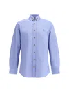 Vivienne Westwood Logo Orb Shirt In Blue