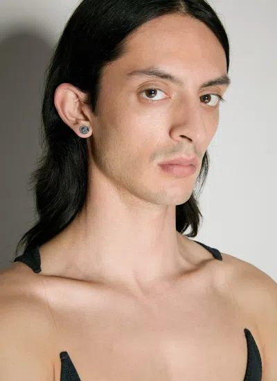 Vivienne Westwood Men Samson Single Earring In Silver