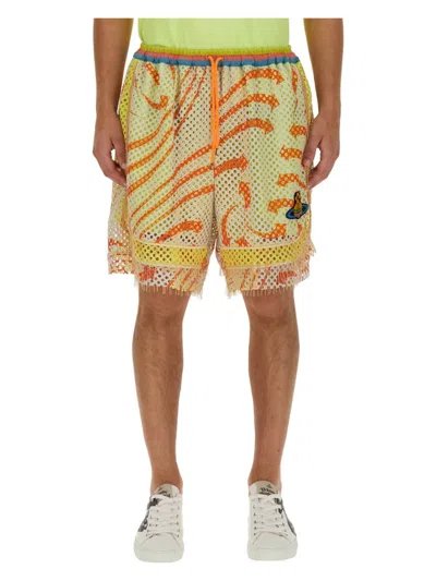 VIVIENNE WESTWOOD MEN'S SHORTS WITH PRINT | SIZE MEDIUM | 3J01000B