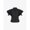 Vivienne Westwood Relaxed Fit Top Puff Sleeves In Black