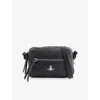 Vivienne Westwood Mens Black Hannah Faux-leather Cross Body Bag In Black