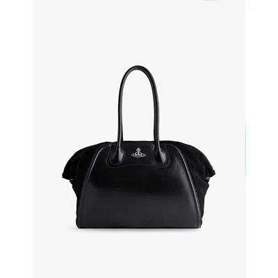 Vivienne Westwood Mens  Shirley Leather Top Handle Bag
