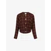 Vivienne Westwood Mens Brown Pourpoint Checked Wool Jacket In Brown