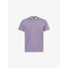 Vivienne Westwood Mens Cadet Classic Embroidered-logo Polo Top In Purple