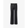 Vivienne Westwood Mens Charcoal Rafael Tailored Wool Blend Trousers In Gray