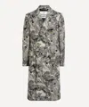 Vivienne Westwood Baroque Print Double-breasted Long Coat In Multi
