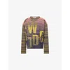 Vivienne Westwood Mens Multi Patterned Long-sleeves Knitted Jumper In Multi
