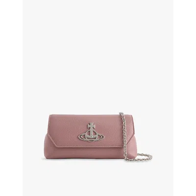 Vivienne Westwood Mens Mini Chain Faux-leather Cross-body Bag Pink