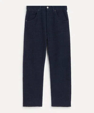 Vivienne Westwood Mens Ranch Boucle Wool Jeans In Black