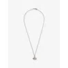 Vivienne Westwood Mens  Grace Small Platinum-plated Brass And Crystal Pendant Necklace