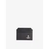 Vivienne Westwood Mens Slim Faux-leather Card Holder Ss25-black