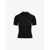 Vivienne Westwood Mens Black Bea High-neck Wool Top In Black