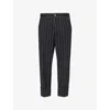 Vivienne Westwood Cropped George Trousers Bi Stretch Suiting Black 52 Men In Black