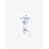 Vivienne Westwood Cotton Crew Neck T-shirt With Graphic Print In White